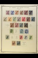 ST THOMAS & PRINCE ISLANDS 1870-1953 ALL DIFFERENT COLLECTION (Cat £2450+) Presented On A Set Of Printed... - Other & Unclassified