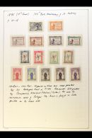 AZORES 1868-1930 COLLECTION In Hingeless Mounts On Leaves, Mint Or Used, Inc 1868-87 Various Opts To 80r &... - Otros & Sin Clasificación