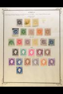 ANGOLA 1875-1950 COLLECTION On Pages, Mint & Used, Inc 1875-1885 Crowns Basic Set (ex 25r) Inc 40r Blue Perf... - Other & Unclassified