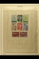 1940-44 NHM MINIATURE SHEET COLLECTION Presented In Mounts On Printed Pages. A Complete Run Inc 1940 Centenary M/s... - Autres & Non Classés
