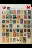 1850s-1960s MINT & USED COLLECTION A Most Useful, Chiefly All Different Collection Presented On A Variety Of... - Perù