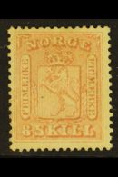 1863-64 8s Rose-pink (SG 17, Facit 8, Michel 9), Mint Regummed, Centered To Top Left But Well Clear Of The... - Altri & Non Classificati