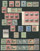 1920-36 FINE MINT COLLECTION Presented On A Stock Page. Includes 1920 Pictorial Set, Plus Corner Block Of Six With... - Niue