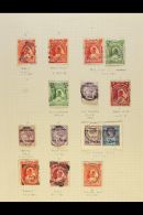 POSTMARKS COLLECTION 1890's Fine Collection On 1892-94 Oil Rivers Overprints And On 1894-98 Queen Victoria Types... - Autres & Non Classés