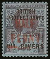 1893 ½d On 2½d Purple On Blue, Type 4 Surcharge In Carmine, SG 13, Very Fine Mint. For More Images,... - Other & Unclassified