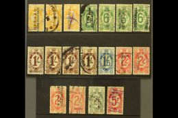 RAILWAY CHARGES 1925 Used Selection Of Local Railway Stamps With Different Station Name Overprints On Stock Cards,... - Altri & Non Classificati