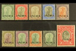 1903 Ed VII Set Complete, Wmk CA, Overprinted "Specimen", SG 14s/23s, Very Fine Mint. (10 Stamps) For More Images,... - Montserrat
