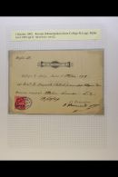 REVENUE DOCUMENTS 1905-1914 Complete Revenue Documents Bearing 1d KEVII "Revenue" Overprinted Stamps, Inc... - Malte (...-1964)