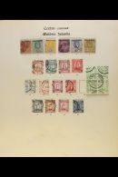 1906-33 USED COLLECTION Includes 1906 KEVII Ceylon Overprints Set (few Perf Faults, But Quite Presentable), 1909... - Maldivas (...-1965)