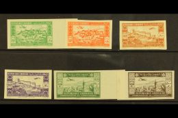 1943 2nd Anniversary Of Independence IMPERFORATE Airmail Set, Maury 82/7, Never Hinged Mint. Cat E475 =... - Liban