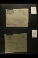 1947-1965 SCARCE "O.H.M.S." OFFICIAL AEROGRAMMES A Small Collection Of These Scarce Items, All Used To England Or... - Vide