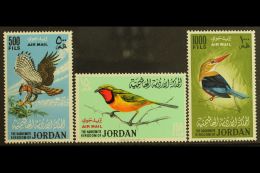 1964 150f - 1000f Birds Airpost Set, SG 627/9, Superb Never Hinged Mint. (3 Stamps) For More Images, Please Visit... - Giordania