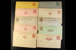 1890's-1910's POSTAL STATIONERY. All Different Collection Of Unused Overprinted Postal & Letter Cards Inc... - Otros & Sin Clasificación