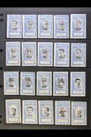 1917 FAMOUS PEOPLE An ALL DIFFERENT Collection Presented On Stock Pages. Series XVA 1 To 40 & Series XIX... - Sin Clasificación