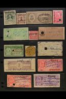 REVENUE STAMPS OF THE PRINCELY STATES A Spectacular Hoard Loose In An Old Box (some Transferred By Us Onto... - Andere & Zonder Classificatie