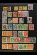 COCHIN 1892-1950 All Different Used Collection, Includes 1892 ½p (two Shades), 1894 ½p (three... - Autres & Non Classés