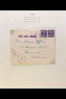 AMERICAN MILITARY POST 1942-44 Group Of Censored Covers With 1942 Bearing 3c X2 With "FIRST MARINE BRIGADE /... - Otros & Sin Clasificación