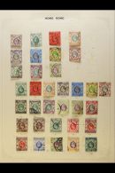 1903-1949 USED COLLECTION On Leaves, Chiefly All Different, Many Stamps Cancelled By Various Treaty Ports... - Autres & Non Classés