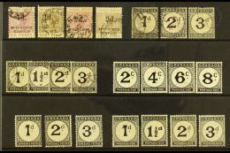 POSTAGE DUES 1892 - 1952 Mint And Used Collection With 1906 Set Mint, 1921 Set Mint, And 1892 Surcharges To 1952... - Grenade (...-1974)