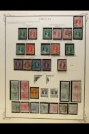 1861-1953 IMPRESSIVE COMPREHENSIVE USED COLLECTION In Hingeless Mounts On Leaves, All Different, Highly Complete... - Grenada (...-1974)