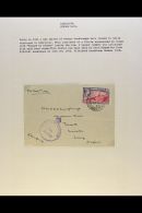 1938-1952 ATTRACTIVE COVERS COLLECTION On Leaves, Mostly CENSORED Covers With Various Censor Cachets & Tapes... - Gibraltar