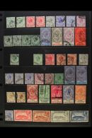 1912-36 USED KGV COLLECTION Presented On A Pair Of Stock Pages. Includes 1912-24 Complete Set With Some Shade... - Gibraltar