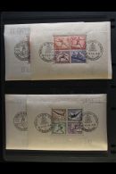 1936 Olympics Mini-sheets (Michel Blocks 5/6, SG MS613a), Very Fine Used With All Different Special Illustrated... - Other & Unclassified
