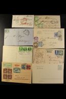 BAVARIA 1841-1922 Group Of Covers & Cards, Inc 1841 Stampless Incoming Entire Letter From France, 1862 Entire... - Other & Unclassified
