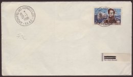 TAAF 1968 30f D'Urville On Plain 1st Day Cover To Israel, Tied By Kerguelen Cds. Excellent Condition! For More... - Otros & Sin Clasificación