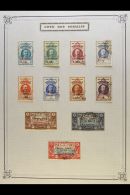 SOMALI COAST 1915-1967 VERY FINE USED COMPLETE RUN Of Postage Issues From 1915-16 Definitive Set Right Through To... - Otros & Sin Clasificación