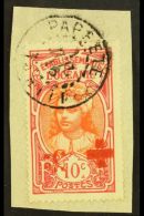 OCEANIA 1915-16 10c + 5c Orange & Carmine Red Cross (bar Under "c") SURCHARGE INVERTED Variety (Yvert 41a, SG... - Other & Unclassified