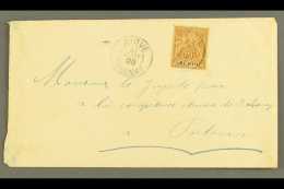 BENIN 1899 (31 Aug) Cover To Porto Novo Bearing 1894 30c Brown, Yvert 41, Tied By "AGOUE / DAHOMEY" Cds, On The... - Otros & Sin Clasificación