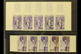 ALGERIA 1957 Army Welfare Fund 20f+5f Fromentin And 35f+10f Chasseriau (as Maury 355/56, Yvert 347/48) IMPERF... - Sonstige & Ohne Zuordnung