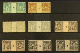 1896-1900 MILLESIME SELECTION An ALL DIFFERENT Mint & Nhm Selection That Includes 5c (Yv 75) 1897, 30c (Yv 80)... - Otros & Sin Clasificación