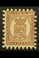 1866 5p Deep Brown/pale Lilac, Laid Paper, Type II, Serpentine Roulette, SG 18, Unused With Shortish Perf At Left... - Altri & Non Classificati
