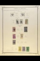 1866-1954 ALL DIFFERENT MINT AND USED Collection On Scott Printed Pages. Note 1866 1r Black On Pale Green Used;... - Dominikanische Rep.