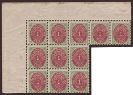 1873-1902 1c Brownish Carmine And Light Green With Inverted Frame, Facit 5g (SG 12), A Superb NHM Upper Left... - Danish West Indies