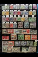 1880-1980 USED COLLECTION. An ALL DIFFERENT Collection Presented On Double Sided Stock Pages In A File Folder, QV... - Otros & Sin Clasificación
