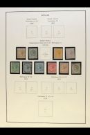 1872-1895 MINT COLLECTION In Hingeless Mounts On Pages, ALL DIFFERENT, Inc 1872-80 Set (ex 4d Rosy-mauve, Some... - Ceilán (...-1947)