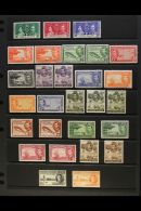 1937-50 COMPLETE KGVI MINT A Delightful Collection Presented On A Pair Of Stock Pages. Includes A Complete Run To... - Caimán (Islas)