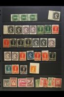 PROVINCES LOVELY LITTLE GOLD MINE LOT Of Chiefly Never Hinged Mint Stamps & Proofs. We See A NOVA SCOTIA Range... - Otros & Sin Clasificación