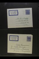 AEROGRAMMES 1947-1968 Very Fine Used Collection Of Postal Stationery Air Letters Presented On Stock Pages, Some... - Other & Unclassified