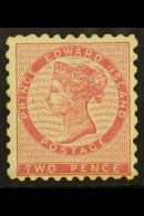 1861 2d Rose, Perf 9, SG 1, Very Fine Lightly Hinged Mint With Good Colour & Full Perfs. An Excellent Example... - Other & Unclassified