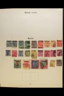 1937 USED KGV RANGE - Includes KGV Ovpts Complete To 10r, Also Officials  To 4a Used Plus 8a & 12a Mint, Good... - Birmania (...-1947)