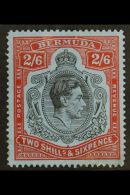 1938-53 2s6d Black & Red On Grey-blue LINE PERF 14¼, SG 117a, Fine Mint, Usual Slightly Streaky Gum,... - Bermudas