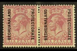 1925 6d Purple On Ordinary Paper, Ovptd, SG 97, Very Fine Mint Pair. For More Images, Please Visit... - Otros & Sin Clasificación