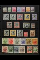 1905-1935 FINE MINT COLLECTION Presented On A Pair Of Stock Pages. Includes 1905 "Seal Of Colony" Set, 1906 Nelson... - Barbados (...-1966)