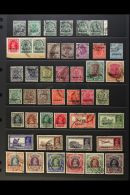 1933-64 INTERESTING USED COLLECTION Presented On Stock Pages. Includes 1933-37 Set To 2r, With Both Printed 9p,... - Bahrain (...-1965)