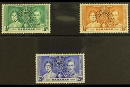 1937 Coronation Set Complete, Perforated "Specimen", SG 146s/8s, Very Fine Mint. (3 Stamps) For More Images,... - Altri & Non Classificati