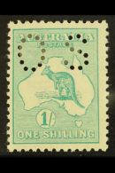 OFFICIAL 1914 1s Emerald Punctured "OS", SG O25, Very Fine Mint. For More Images, Please Visit... - Sonstige & Ohne Zuordnung